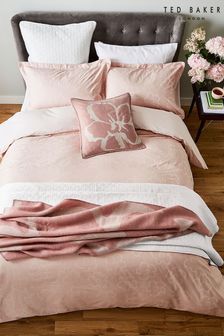 Ted Baker Pink Magnolia Jacquard Duvet Cover (C59295) | 175 € - 228 €
