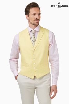 Jeff Banks Yellow Linen Waistcoat (C59477) | 53 €
