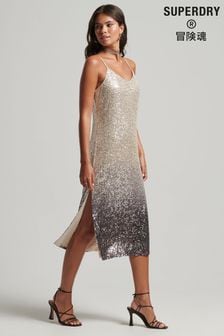 Платье миди с эффектом омбре и пайетками Superdry (C59559) | €61