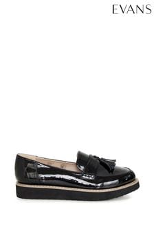 Черный Для широкой стопы Обувь Evans Jane (C59699) | €27