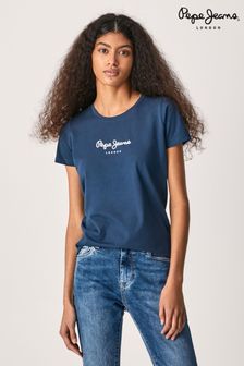 Pepe Jeans London Ladies Blue T-Shirt (C59780) | 30 €