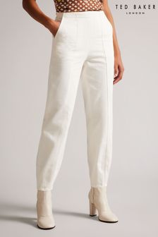 Pantalons Ted Baker Crème Eliona en ivoire (C59862) | €79