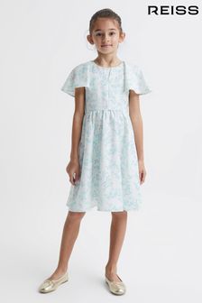 Reiss Multi Maisie Junior Satin Midi Dress (C59960) | $149