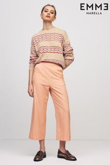 Emme by Marella Peach Pink Werner Trousers (C59972) | €45