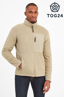 Tog 24 Mens Cream Eshton Fleece Jacket (C60008) | €31