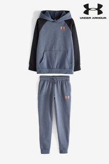 Under Armour Grey Rival Fle Youth Tracksuit (C60216) | 45 €