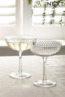 Clear Malvern Glassware Champagne Saucer (C60231) | ₪ 59