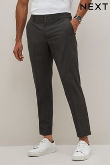 Charcoal Grey Jogger Style Smart Trousers (C60444) | €12