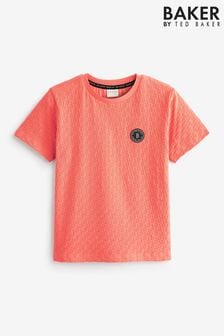Orange - Baker by Ted Baker T-Shirt in Flechtoptik (C60574) | 22 € - 30 €