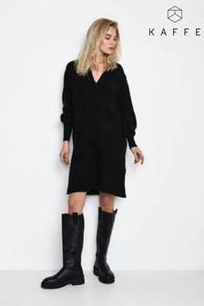 Kaffe Wendy Black Knitted Dress (C60817) | 94 €