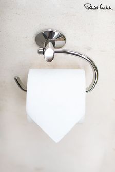 Robert Welch Silver Oblique Toilet Roll Holder