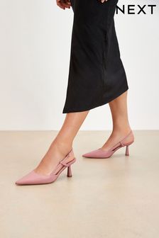 Blush Pink Forever Comfort® Point Toe Slingback Shoes (C60863) | €30