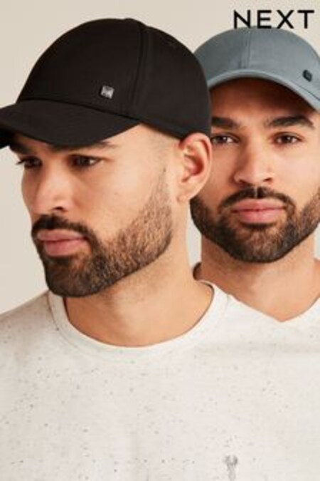 Grey/Black Caps 2 Pack (C61057) | kr199