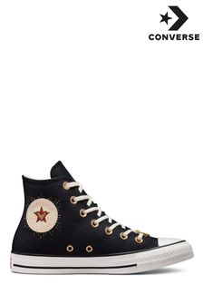 Converse Black Hearts High Top Trainers (C61139) | TRY 1.764