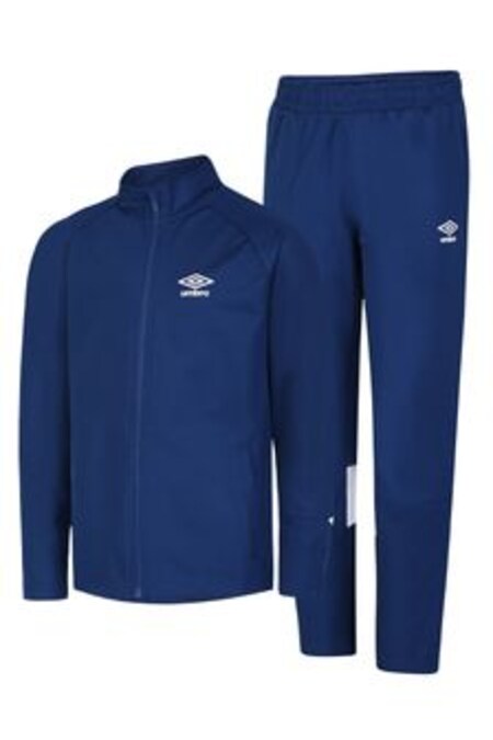 Umbro Junior Blue Total Training Knitted Tracksuit (C61407) | 60 €