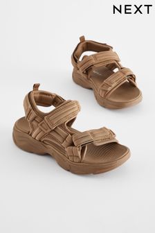 Neutral Sporty Trekker Sandals (C61438) | $34 - $46