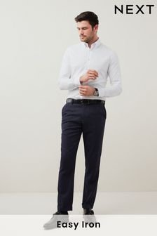 White Skinny Fit Single Cuff Easy Care Oxford Shirt (C61493) | 9,960 Ft