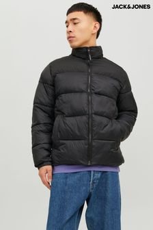 JACK & JONES Quilted Padded Collarless Jacket