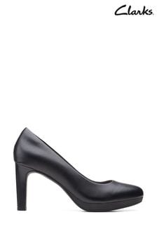 Clarks Black Leather Ambyr Joy Shoes (C61832) | 100 €