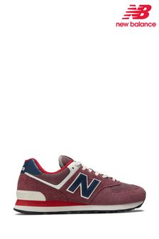 New Balance Red 574 Trainers (C61866) | 128 €