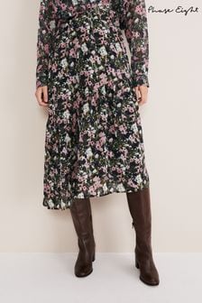 Phase Eight Natural Zowena Floral Tiered Midi Skirt (C61889) | €37