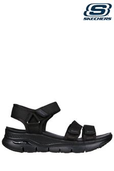 Skechers Black Arch Fit Fresh Bloom Womens Sandals (C61998) | $163