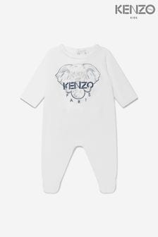 Baby Boys Velvet Elephant Babygrow (C62069) | €102.50