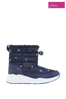 Joules Junior Blue Winter Boots With Toggle Fastening (C62334) | DKK187