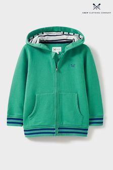 Crew Clothing Company綠色棉質經典連帽上衣 (C62492) | HK$255 - HK$333