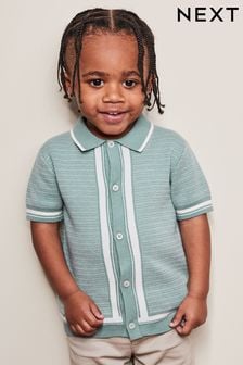 Minerals Knitted Button Through Polo Shirt (3mths-7yrs) (C62511) | €11 - €14