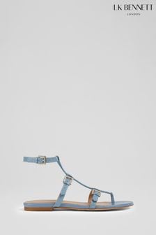 LK Bennett Leah Croc-Effect Leather Gladiator Sandals (C62655) | 241 €