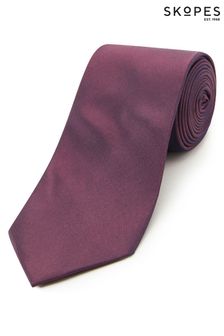 Czerwony jedwabny krawat Skopes Changeant (C62811) | 105 zł