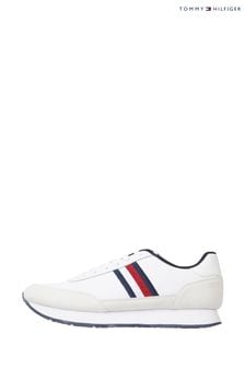Tommy Hilfiger Corporate Leather White Trainers (C62826) | €72