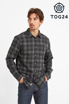 Tog 24 Mens Charcoal Grey Edmund Long Sleeve Shirt (C63102) | 54 €