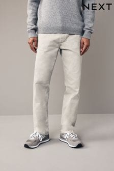Песочный - Прямой крой - Разноцветные стретчевые джинсы (C63495) | €28
