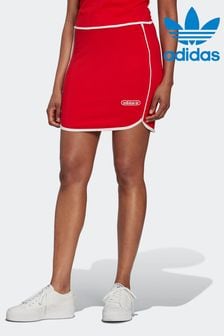 adidas Originals Red Mini Skirt with Binding Details (C63826) | €48