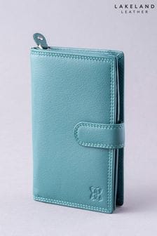 أخضر أزرق على أخضر - محفظة جلد متوسطة الحجم من Lakeland Leather (C63913) | 191 ر.س
