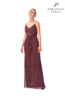 Adrianna Papell Red Crinkle Gown (C64026) | 267 €