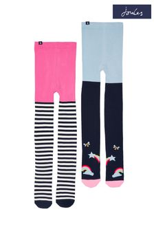 Joules Blue Anikins Tights Two Pack (C64055) | €18.50
