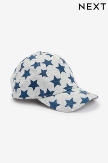 Azul marino con estrellas en gris - Gorra (3 meses-10 años) (C64143) | 10 € - 12 €