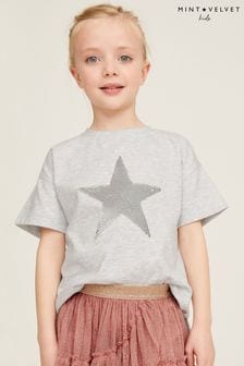 Mint Velvet - T-shirt con stella in paillettes (C64734) | €21 - €24