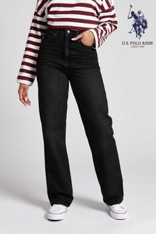 U.S. Polo Assn. Womens USPA Long Leg Straight Fit Jeans (C64736) | €13