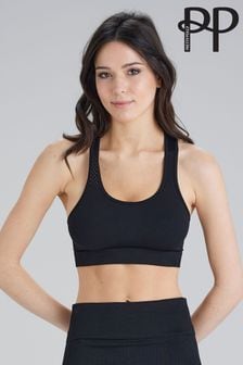 Pretty Polly Black Active-Wear Crop Top (C65269) | €13