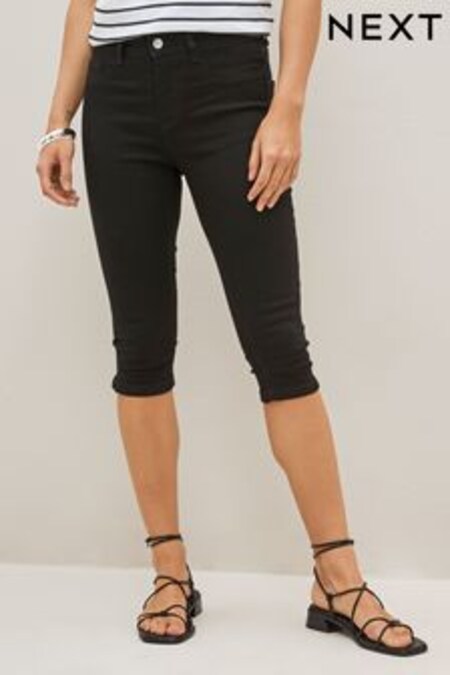 Zwart - Pedal Pusher - Cropped jeans (C65353) | €21