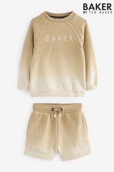 Baker by Ted Baker Set mit Farbverlauf mit Pullover und Shorts (C65410) | 47 € - 58 €