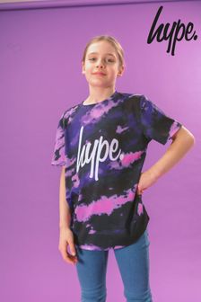 Hype.粉色扎染文字女童T恤 (C65420) | HK$257