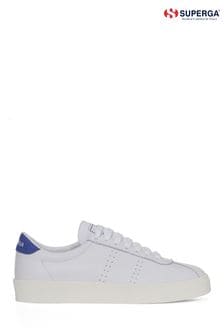 Superga 2843 Club S Comfort Leather White Trainers (C65564) | kr2 180
