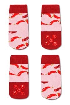 Happy Socks Pink Me And My Dog Socks Gift Set 2 Pack (C65682) | DKK164