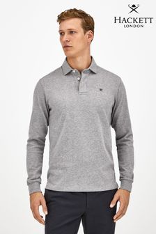 Hackett London Mens Grey Rugby Shirt (C65685) | €54