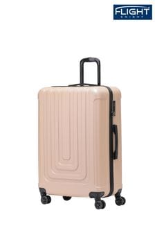 Flight Knight Large Hardcase Lightweight Check-In Black Suitcase With 4 Wheels (C65813) | €102